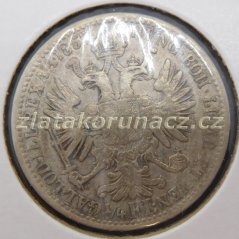 1/4 zlatník 1857 V