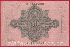 Německo - 50 mark 21.4.1910 - série A