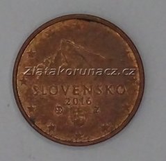 Slovensko - 1 cent 2016