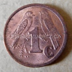 Afrika jižní (Jihoafrická rep.) - 1 cent 1998