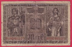 Německo - 20 mark 20.2.1918 - série N
