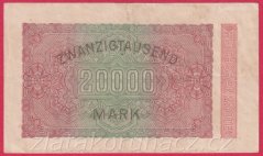 Německo - 20.000 mark 20.2.1923 - série K-XB