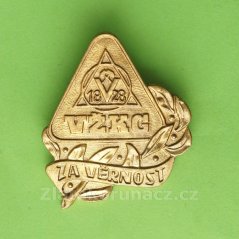 Za věrnost VŽKG - zlatý