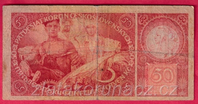 50 korun 1929 Cb