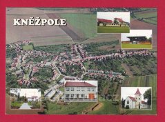 Kněžpole - letecký pohled na obec