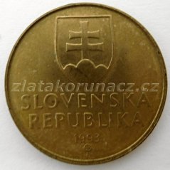 1 koruna - 1993