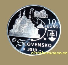 2010- 10€- Dřevěné chrámy - Proof