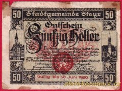 Steyr - 50 haléřů - 1920