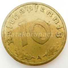 Německo - 10 Reichspfennig 1939 A