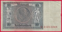 Německo - 10 Reichsmark 22.1.1929 - série H-E