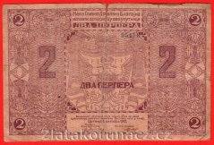 Černá Hora - 2 perpera 1912