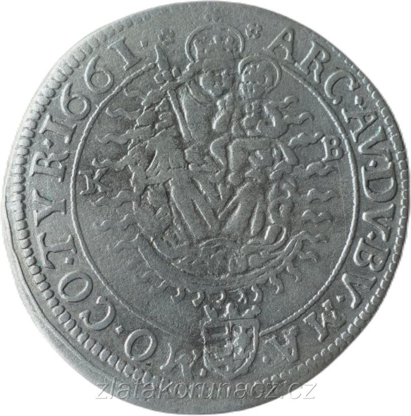 VI. Krejcar 1661 K.B.
