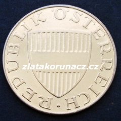 Rakousko - 10 schilling 1968 pozlacená