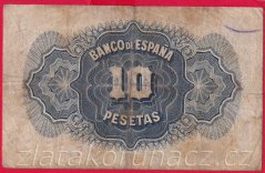 Španělsko - 10 Pesetas 1935