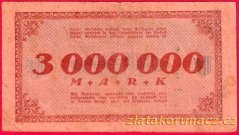 Drážďany - 3 milióny marek - 1923