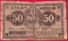 Neisse - 50 pfennig - 1919