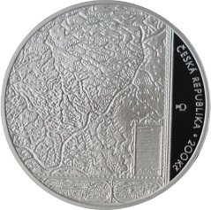 2024 - 200Kč Vydání Komenského mapy Moravy Standard