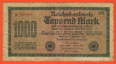 Německo - 1000 mark 15.9.1922 - série X-OE