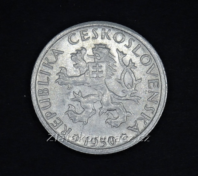 1 koruna 1950