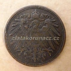 Německo - 1 Reich Pfennig 1915 A