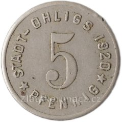 Německo - Ohligs - 5 Pfennig 1920