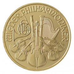Zlatá mince Rakouska - 1/4 Oz Philharmoniker 2022