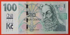 Česká republika - 100 korun 2018 s přítiskem M25