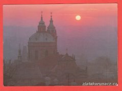Praha - západ slunce nad Prahou