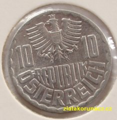 Rakousko - 10 groschen 1974