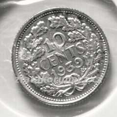Holandsko - 10 cents 1939
