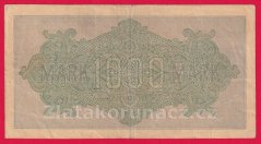 Německo - 1000 mark 15.9.1922 - série Da-OE