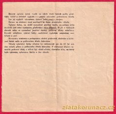 Rakousko - šekový výplatní lístek poštovního úřadu šekovního - 1917