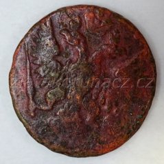 Rusko - 1/2 kopějky 1751 (děnga)