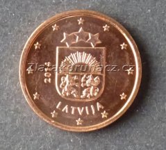 Lotyšsko - 1 cent 2014