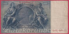 Německo - 100 Reichsmark 24.6.1935 - série D - D- 7 m.č.