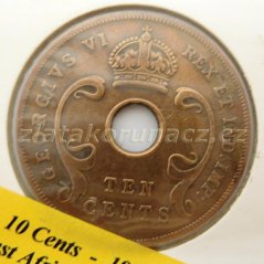 Afrika východní - 10 cents 1937