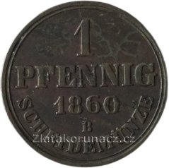 Hannover - 1 Pfennig 1860 B