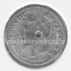 Francie - 20 centimes 1867 A