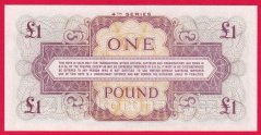 Anglie - 1 Pound 1962 British Armed Forces - 4. série
