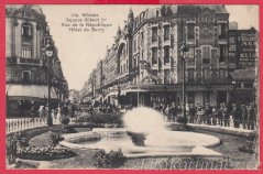Orléans - Square Albert - Rue de la République Hotel du Berry