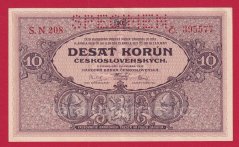 10 korun 1927 N 208