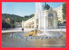 Mariánské Lázně - Fontána na kolonádě