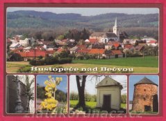 Hustopeče nad Bečvou - Kříž v ulici Dlouhé