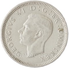 Anglie - 6 pence 1942