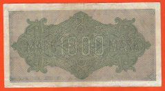 Německo - 1000 mark 15.9.1922 - série H-GD