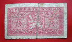 5 Kčs 1949 A 80