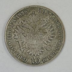 10 Krejcar 1838 C