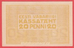 Estonsko - 20 Penni 1919