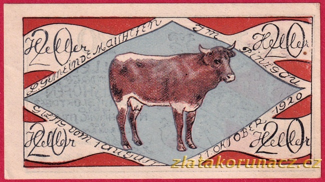 Maishofen - 20 haléřů - 1920