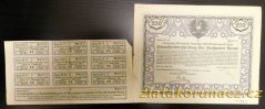 Rakousko - dluhopis na 200 k - 9 kuponů série C - 1920